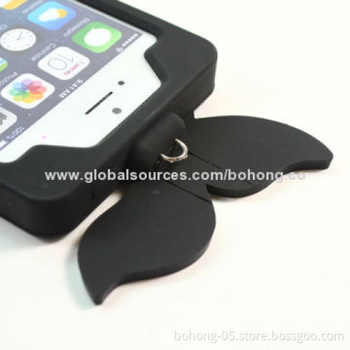 Silicone Cases for iPhone 5S, Designed 3D Pattern, Various Colors Available